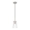Z-Lite Kira Pendant, 1-Light, 5 In.W x 8 In.H, Brushed Nickel/Clear 7508MP-BN - alternate 1